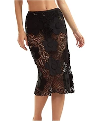 Cynthia Rowley Ibiza Crochet Skirt