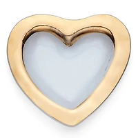 Roman Antique Platinum 8" Heart Bowl