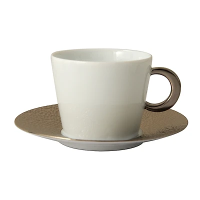 Bernardaud Ecume Platinum Tea Cup