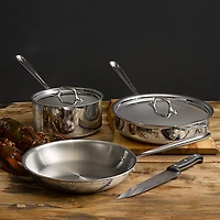 D3 Stainless Steel 5-Piece Cookware Set