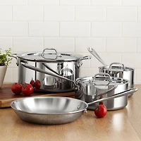 D3 Stainless Steel 7-Piece Cookware Set - Exclusive