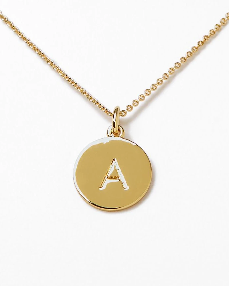 One a Million Initial Pendant Necklace