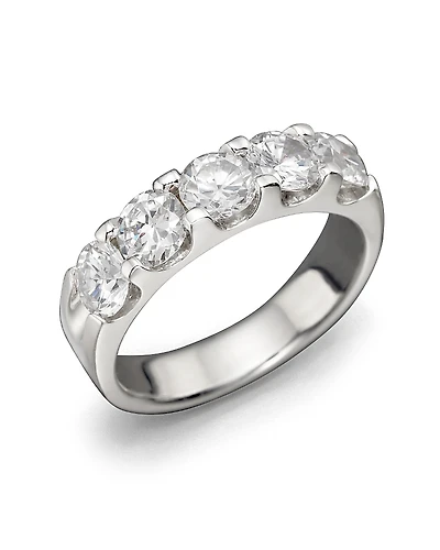 Certified Diamond 5 Stone Band