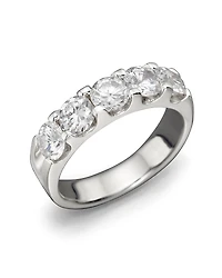 Certified Diamond 5 Stone Band