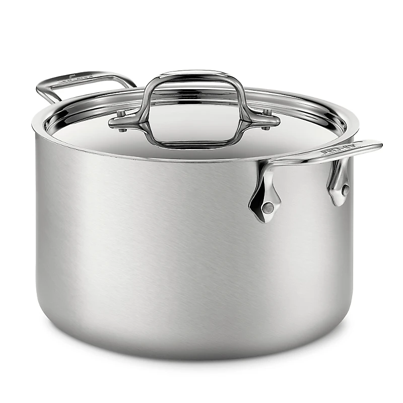 All-Clad d5 Stainless Brushed Steel 4-Quart Soup Pot with Lid
