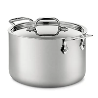 All-Clad d5 Stainless Brushed Steel 4-Quart Soup Pot with Lid