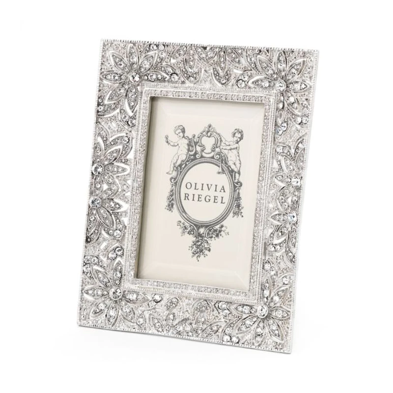 Windsor Crystal Studded Frame, 2.5" x 3.5"