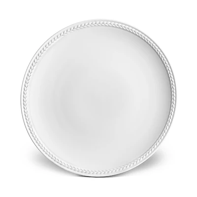 L'Objet Soie Tressee White Bread & Butter Plate
