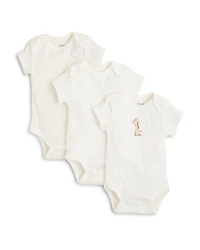 Little Me Unisex Giraffe Bodysuit, 3 Pack - Baby