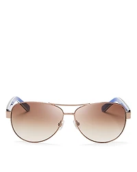 kate spade new york Dalia Aviator Sunglasses