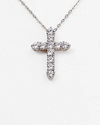 Cross Pendant Necklace, 16"