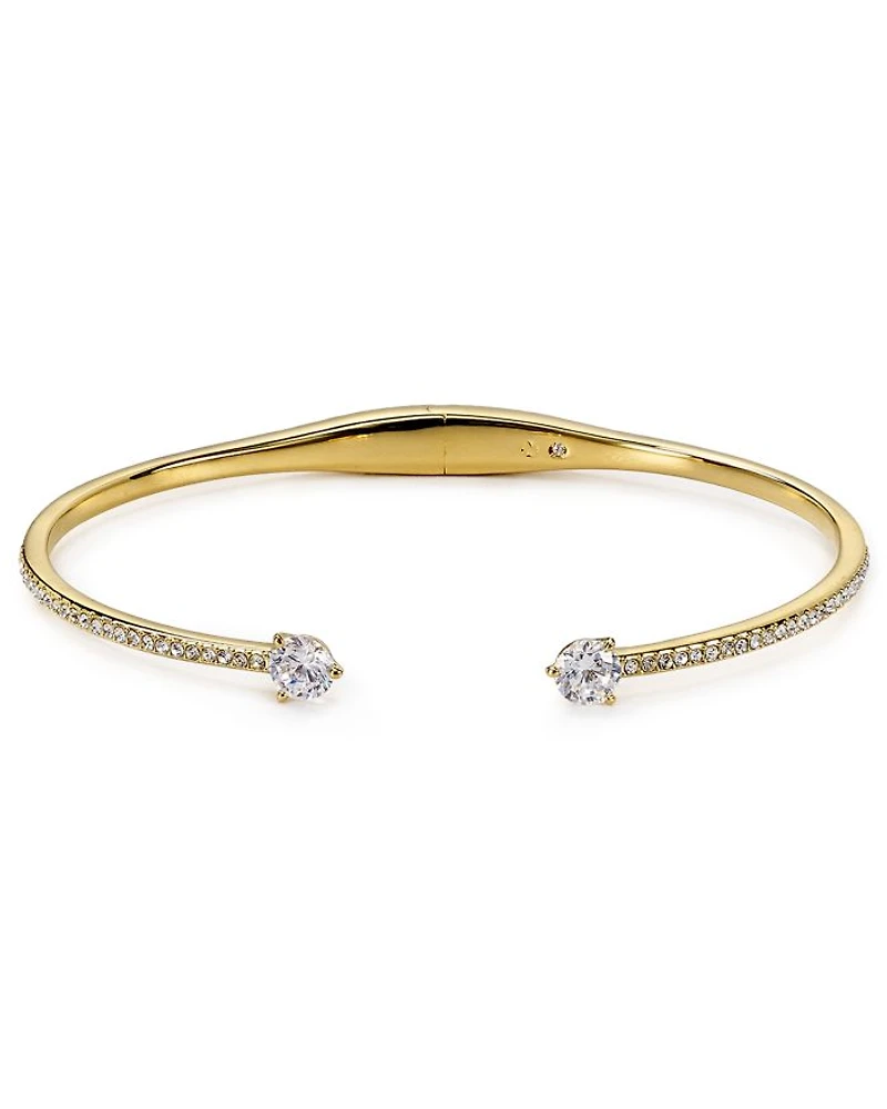 Cubic Zirconia Float Hinge Cuff