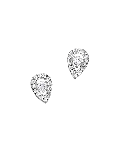 Diamond Pear Shape Stud Earrings