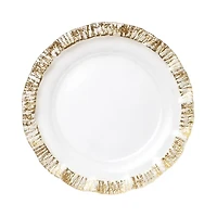 Rufolo Glass Gold Charger