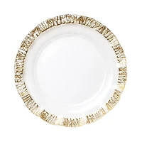 Vietri Rufolo Glass Gold Charger