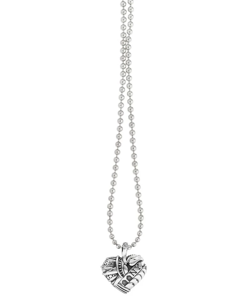 LAGOS Sterling Silver Heart of New York Necklace, 34"