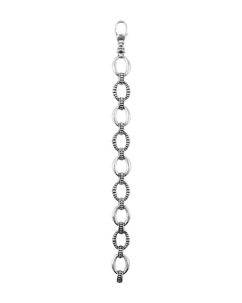 LAGOS Oval Link Sterling Silver Bracelet