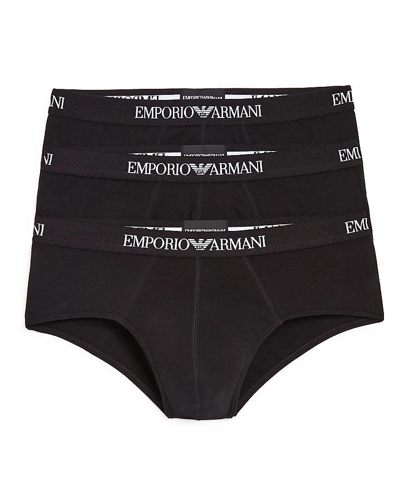 Emporio Armani Pure Cotton Briefs - Pack of 3
