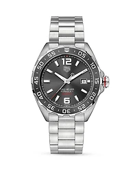 Formula 1 Calibre 5 Automatic Men's Grey Steel Watch, 43mm
