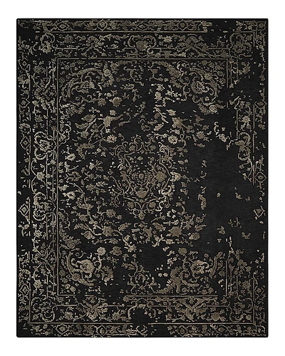 Nourison Opaline Rug - Midnight Silver, 8' x 10'