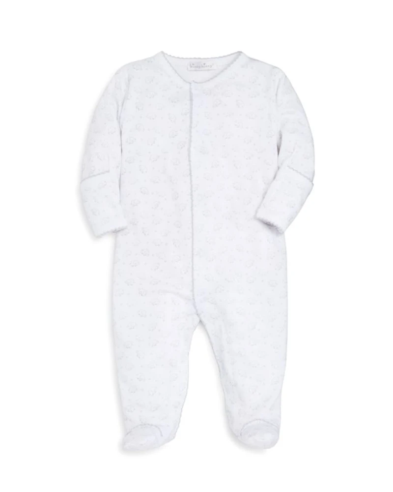 Unisex Elephant Print Footie - Baby