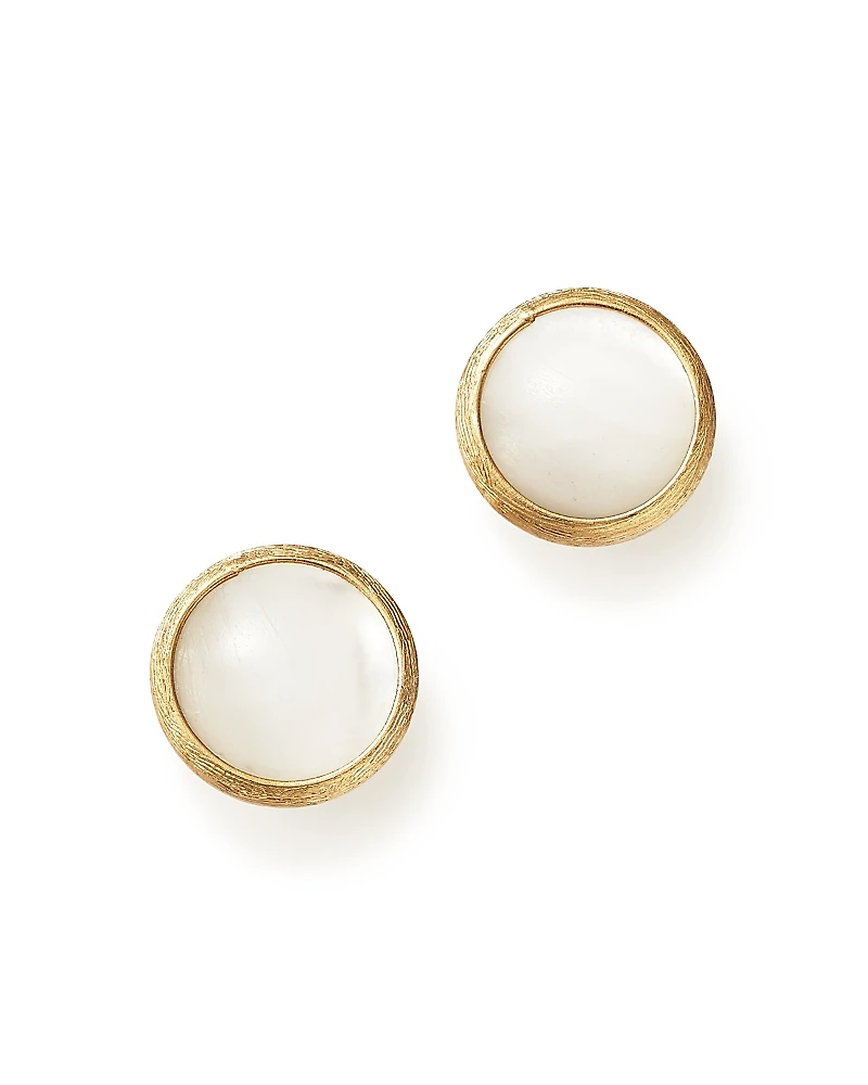 Marco Bicego 18K Yellow Gold Jaipur Mother-Of-Pearl Stud Earrings