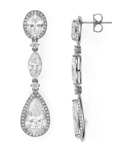 Oval Drop Earrings