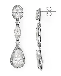 Oval Drop Earrings