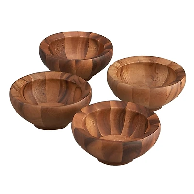 Nambe Yaro Salad Bowl, Set of 4