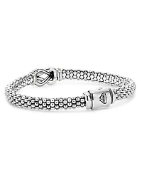 18K Gold and Sterling Silver Newport Knot Bracelet with Diamonds