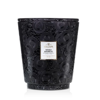 Moso Bamboo 5 Wick Hearth Candle, 123 oz.