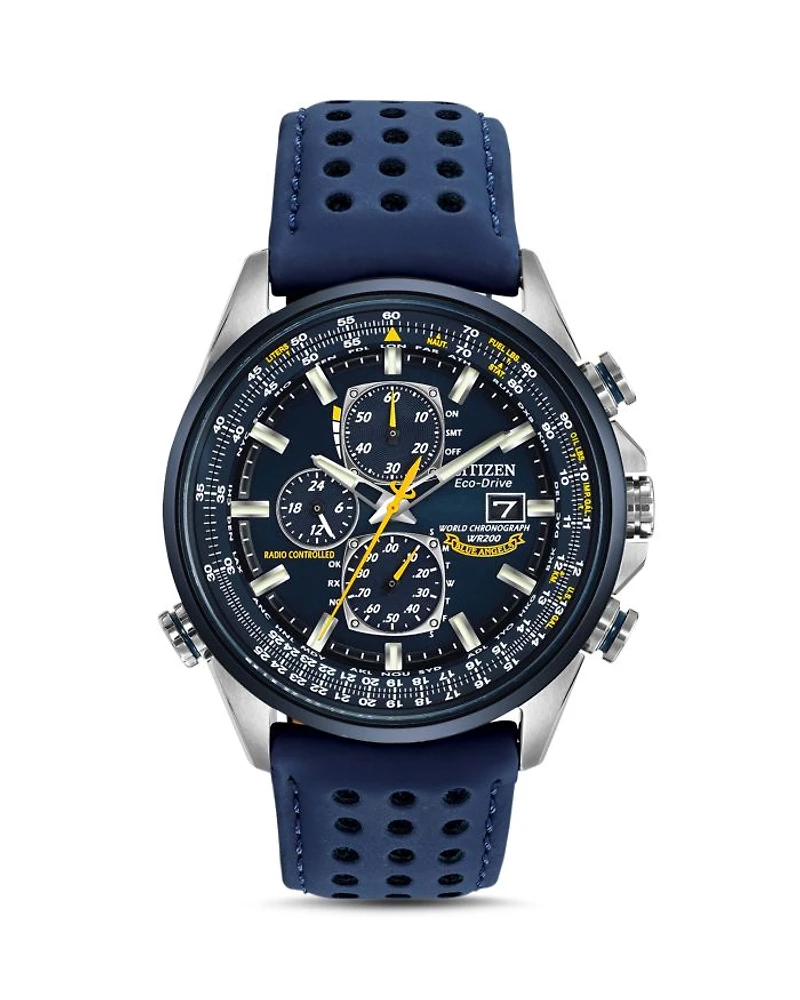 Blue Angels World Chrono A-T Watch, 43mm