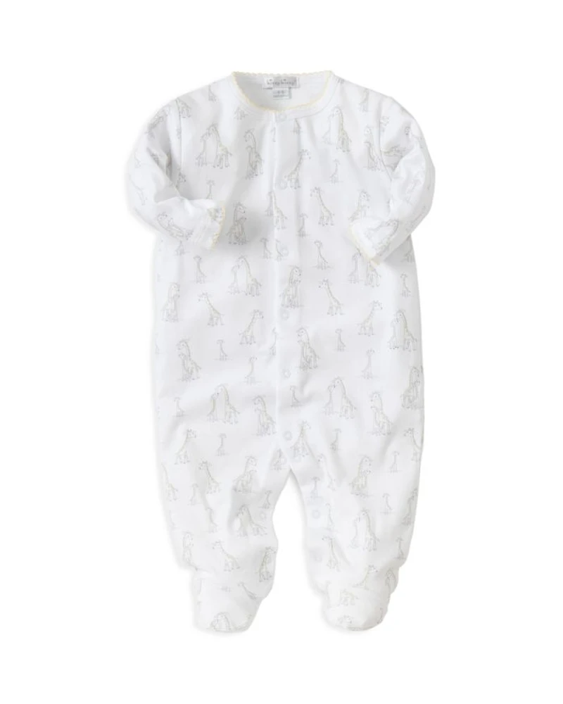 Unisex Giraffe-Print Footie - Baby
