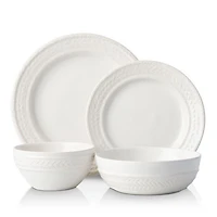 Le Panier Whitewash 4-Piece Place Setting