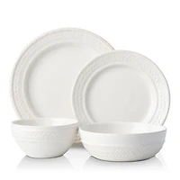 Juliska Le Panier Whitewash 4-Piece Place Setting