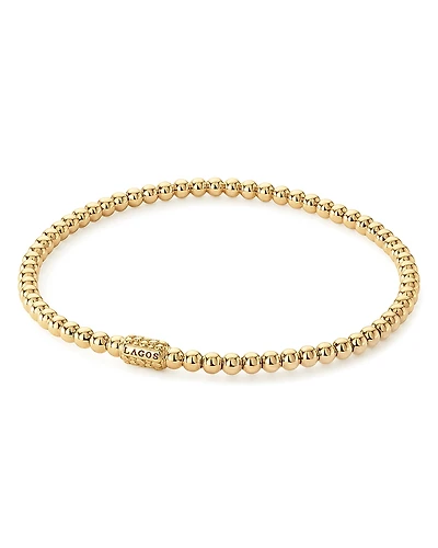 Lagos Caviar Gold Collection 18K Gold Beaded