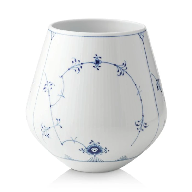 Blue Plain Vase