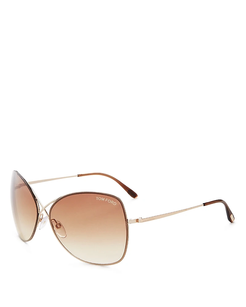 Tom Ford Butterfly Sunglasses, 63mm