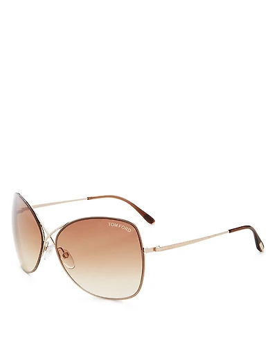 Tom Ford Butterfly Sunglasses, 63mm