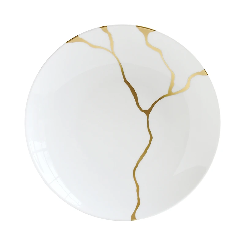 Bernardaud Kintsugi-Sarkis 24K Gold Deep Round Dish