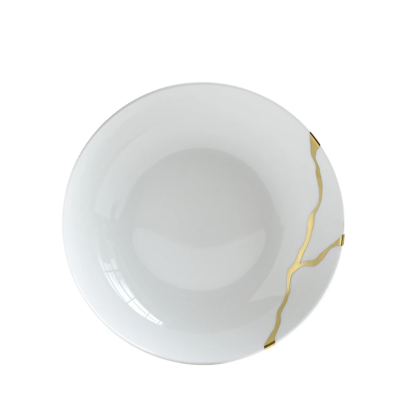 Bernardaud Kintsugi-Sarkis 24K Gold Coupe Soup Bowl
