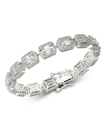 Bloomingdale's Fine Collection Diamond Mosaic Statement Bracelet
