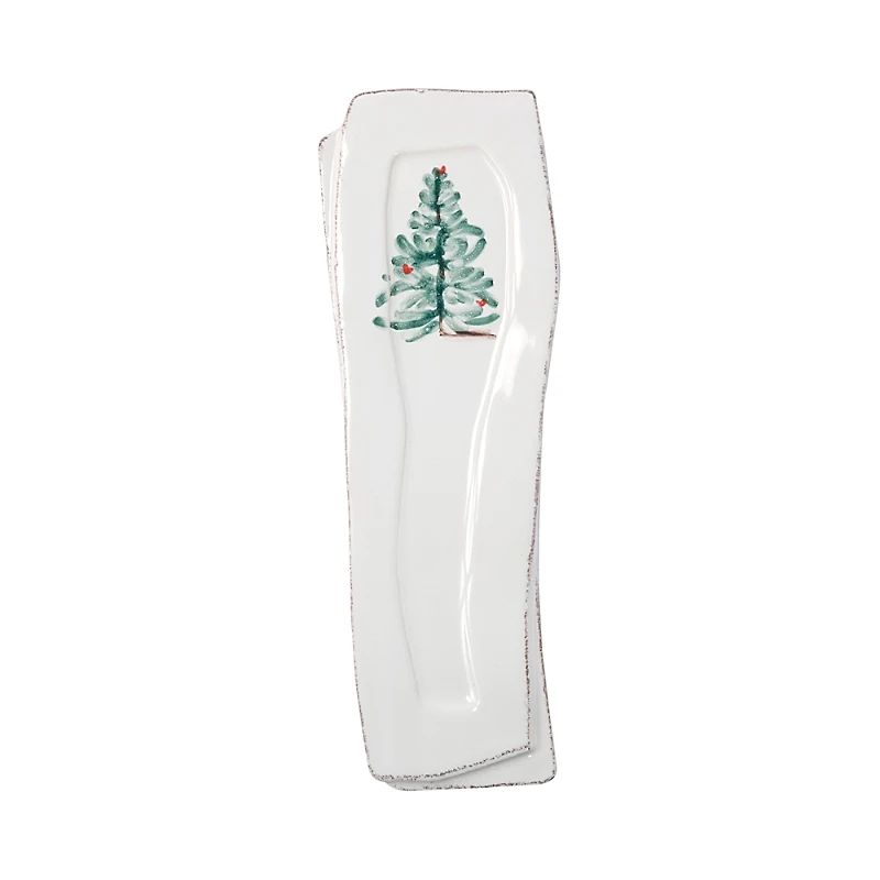 Vietri Lastra Holiday Spoon Rest