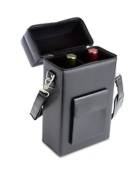 Royce New York Leather Double Wine Carrying Case