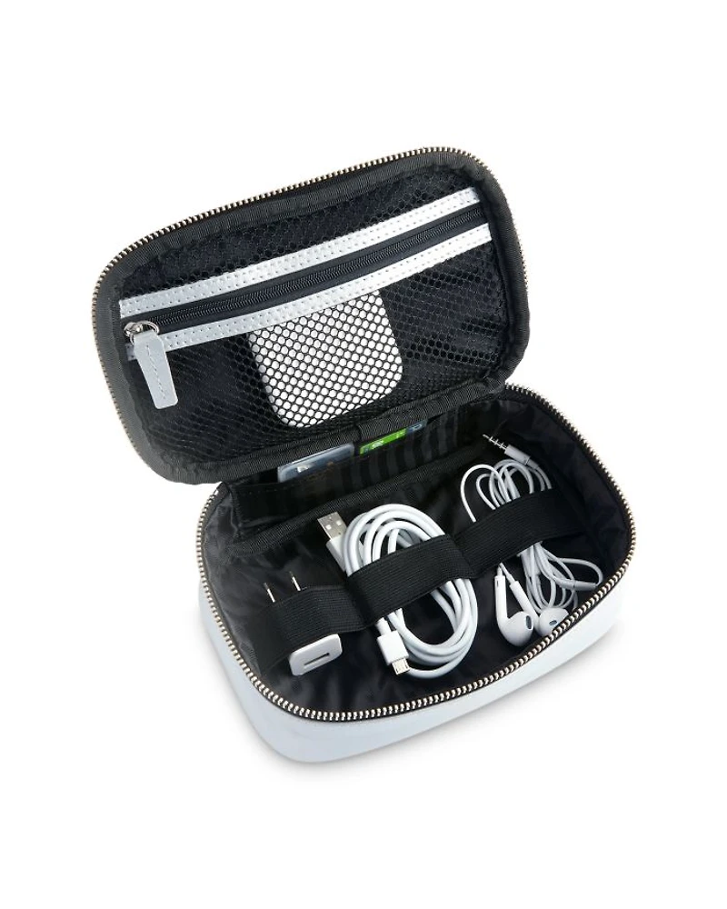 Leather Tech Accessory Travel Storage Case