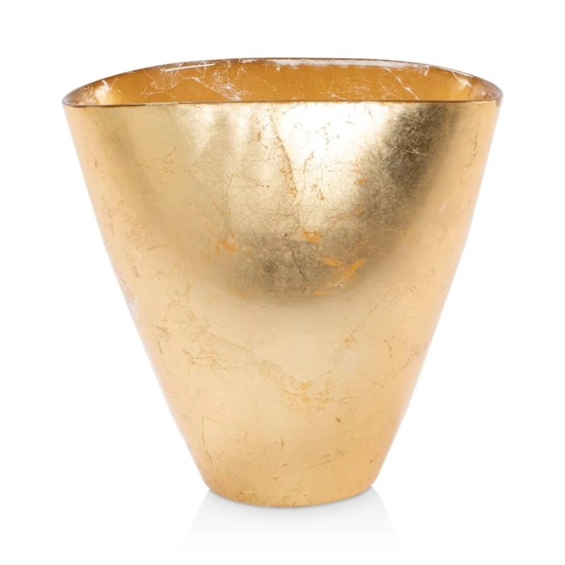 Moon Glass Leaf Medium Vase
