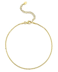 Argento Vivo Curb Chain Anklet