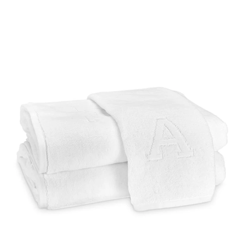 Auberge Monogrammed Letter Towel Collection