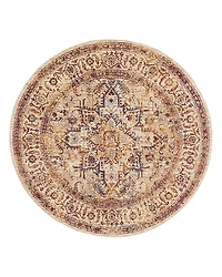 Mink Home Taza Heriz Round Rug