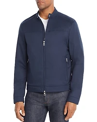 Michael Kors Zip-Front Racer Jacket